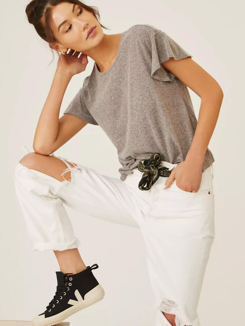 Pilcro Spliced-Neck Tee - Image 5